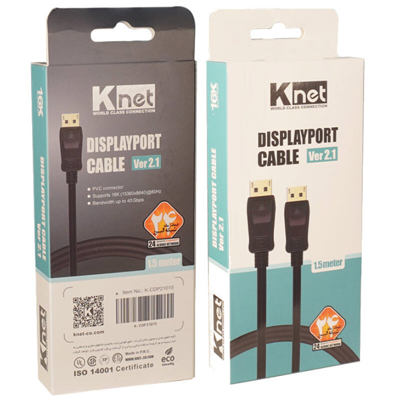 کابل Display 16K کی نت K-C330 طول 1.5 متر