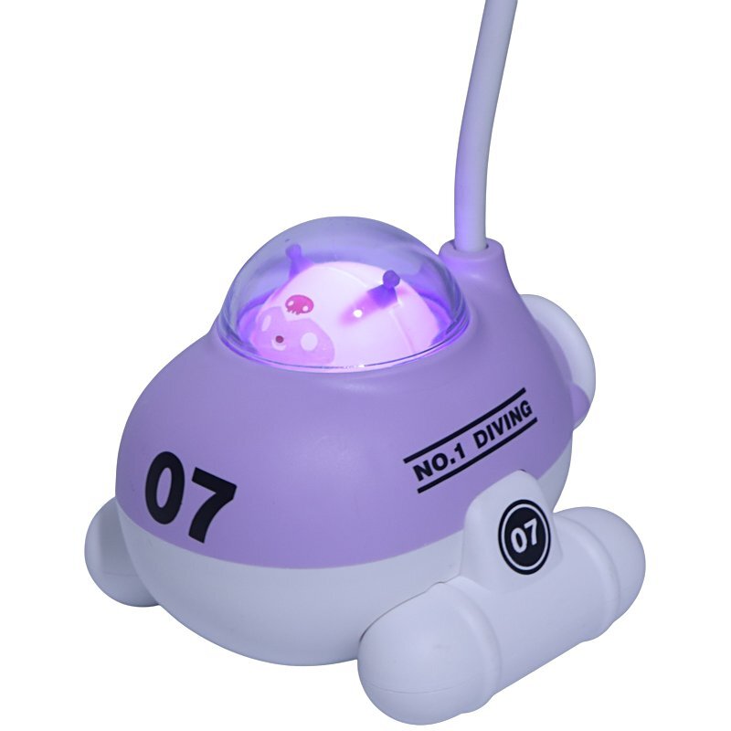 چراغ مطالعه فانتزی شارژی طرح سفینه فضایی MU357