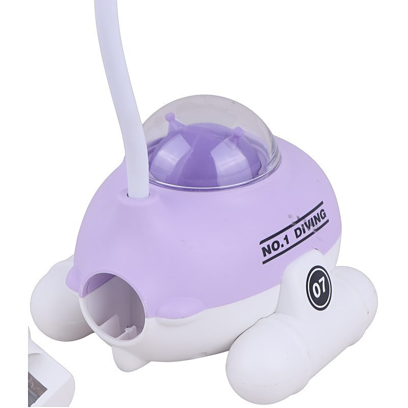 چراغ مطالعه فانتزی شارژی طرح سفینه فضایی MU357