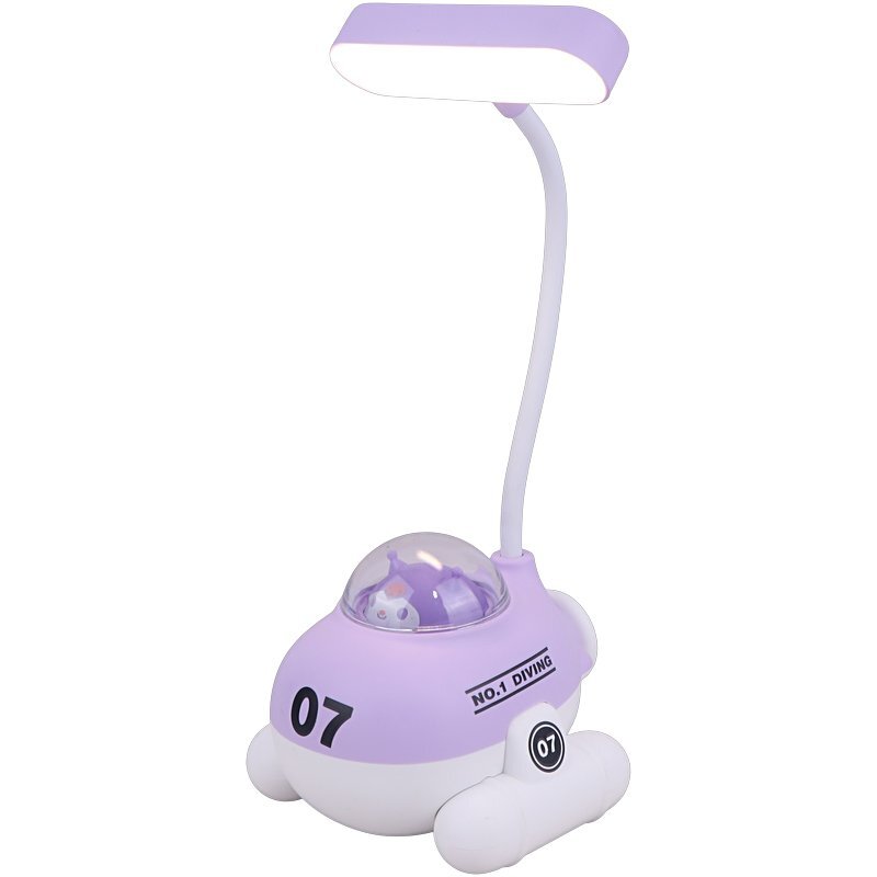 چراغ مطالعه فانتزی شارژی طرح سفینه فضایی MU357