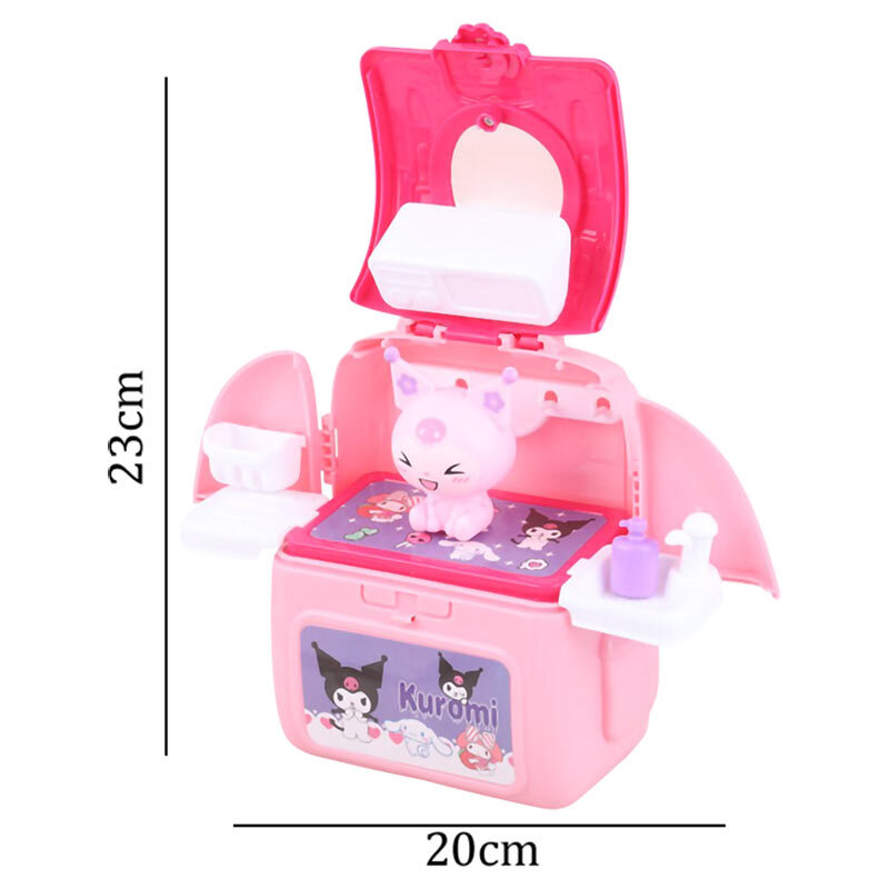 ست اسباب بازی لوازم آرایشی کیفی طرح کرومی