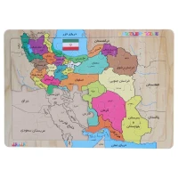 پازل 36 تکه طرح نقشه ایران NO.95011