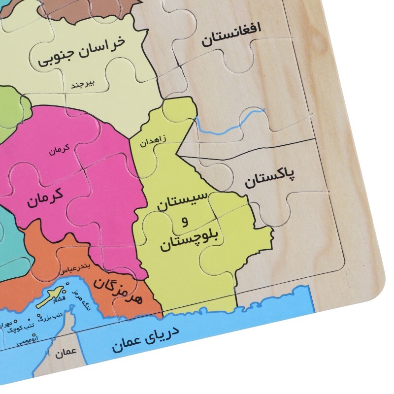 پازل 36 تکه طرح نقشه ایران NO.95011