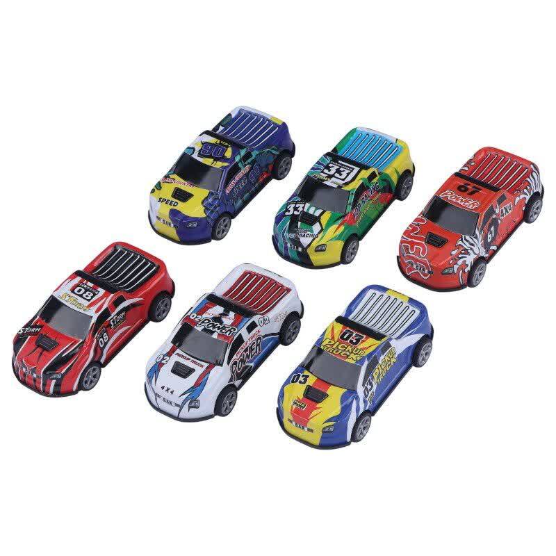 ماشین اسباب بازی مسابقه ای کد 1238 بسته 12 عددی