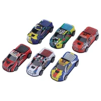 ماشین اسباب بازی مسابقه ای کد 1238 بسته 12 عددی