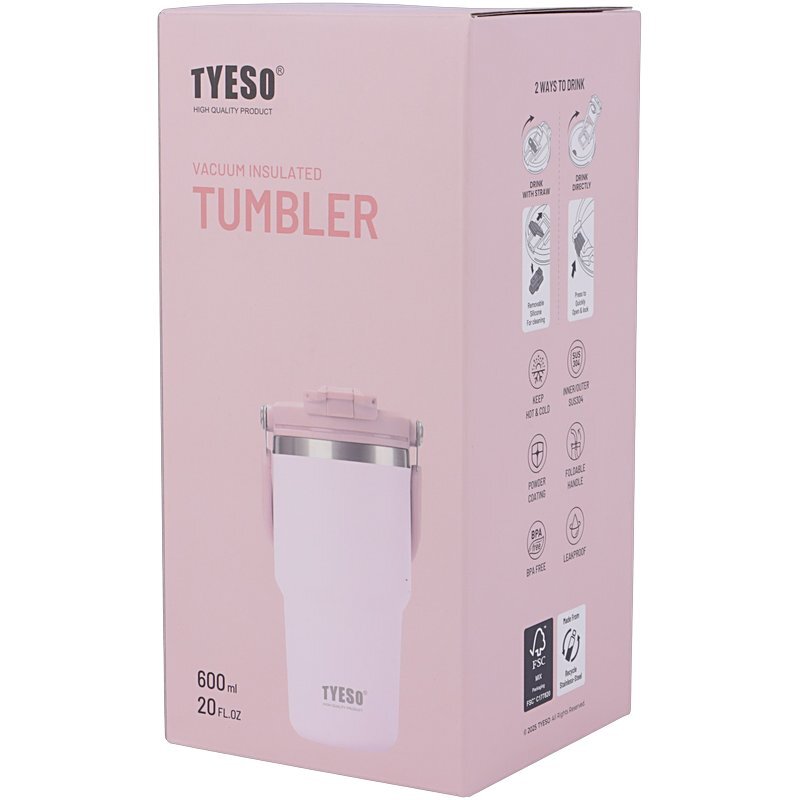 تراول ماگ Tyeso ظرفیت 600 میلی لیتر