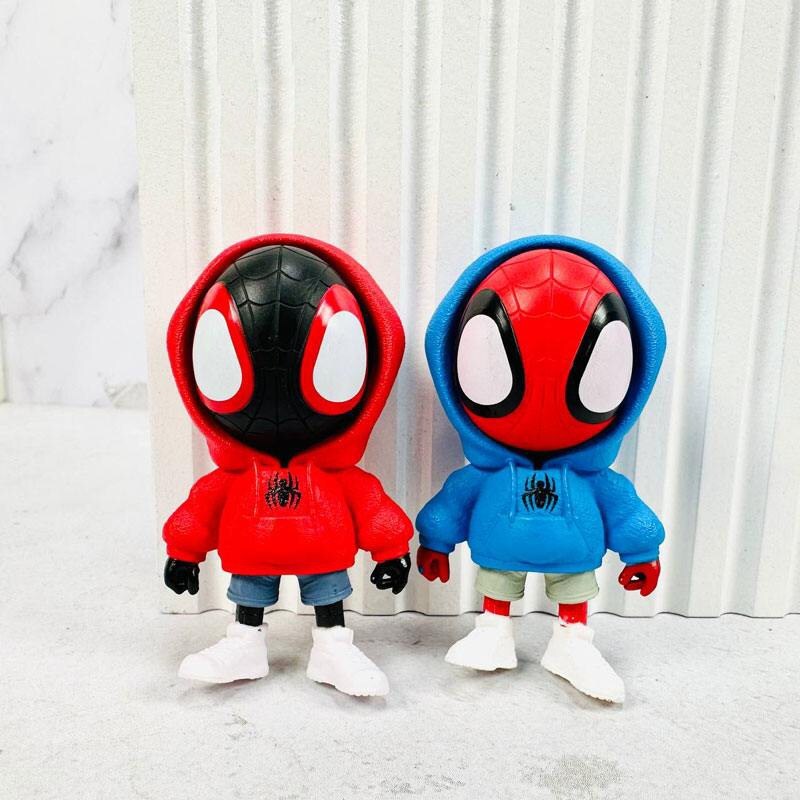 اکشن فیگور طرح اسپایدرمن هودی پوش با هدفون بسته 6 عددی کد F2