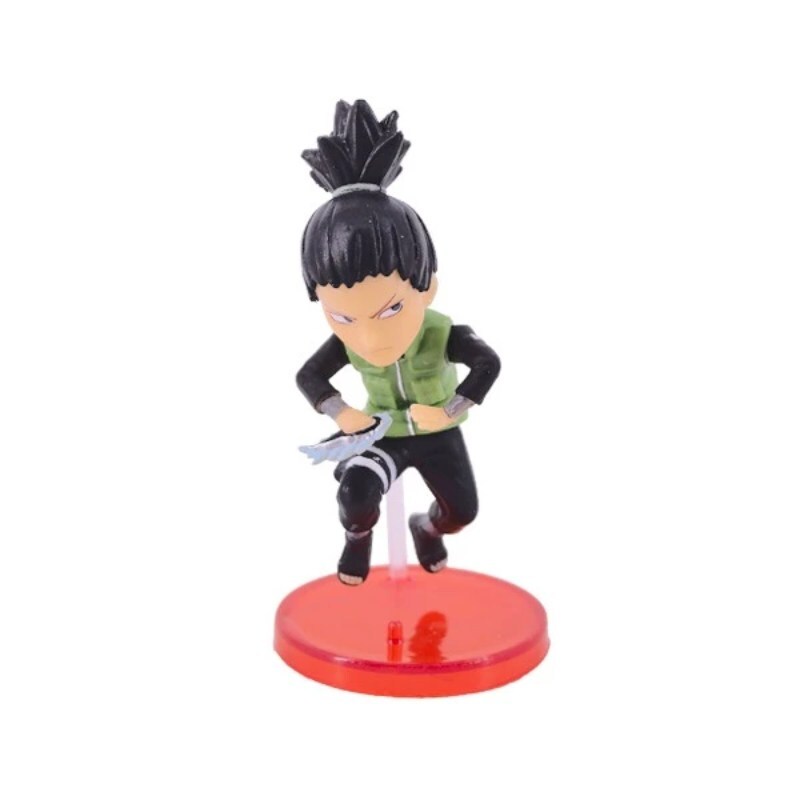 اکشن فیگور طرح Naruto پایه قرمز بسته 6 عددی کد 1751