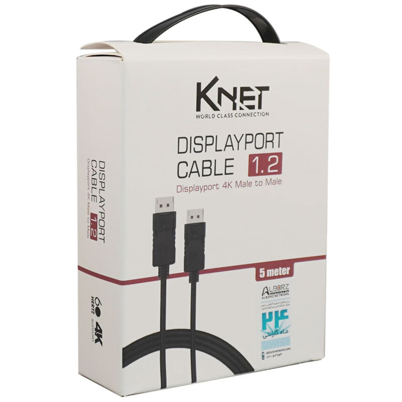 کابل Display 4K کی نت K-C302 طول 5 متر