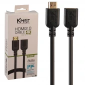 کابل افزایش طول K-net K-C216 HDMI 4K 1.5m
