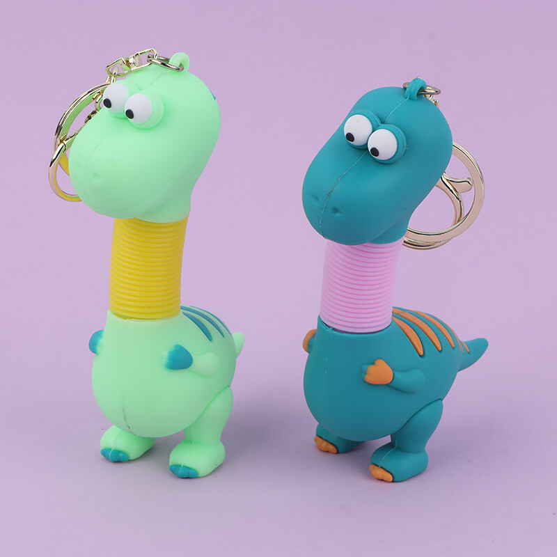 جاکلیدی سیلیکونی گردن خرطومی طرح دایناسور