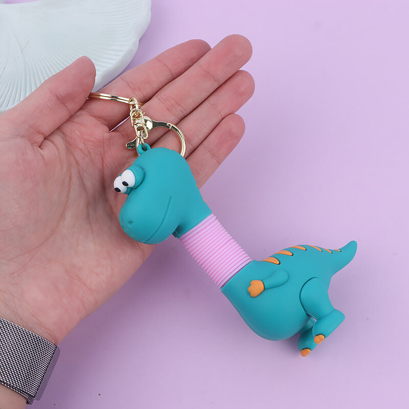 جاکلیدی سیلیکونی گردن خرطومی طرح دایناسور