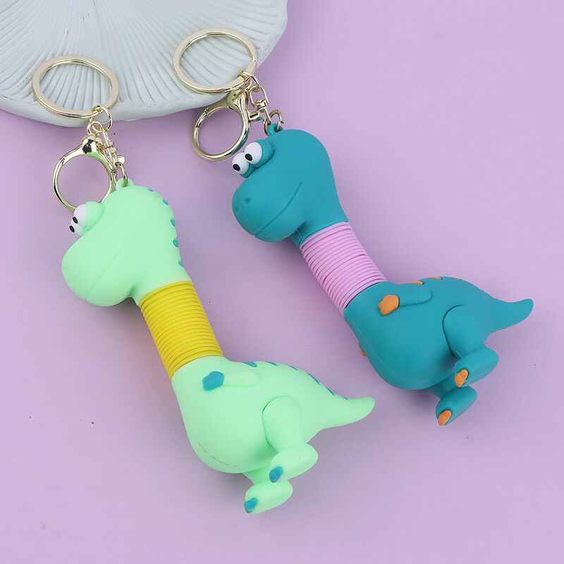 جاکلیدی سیلیکونی گردن خرطومی طرح دایناسور