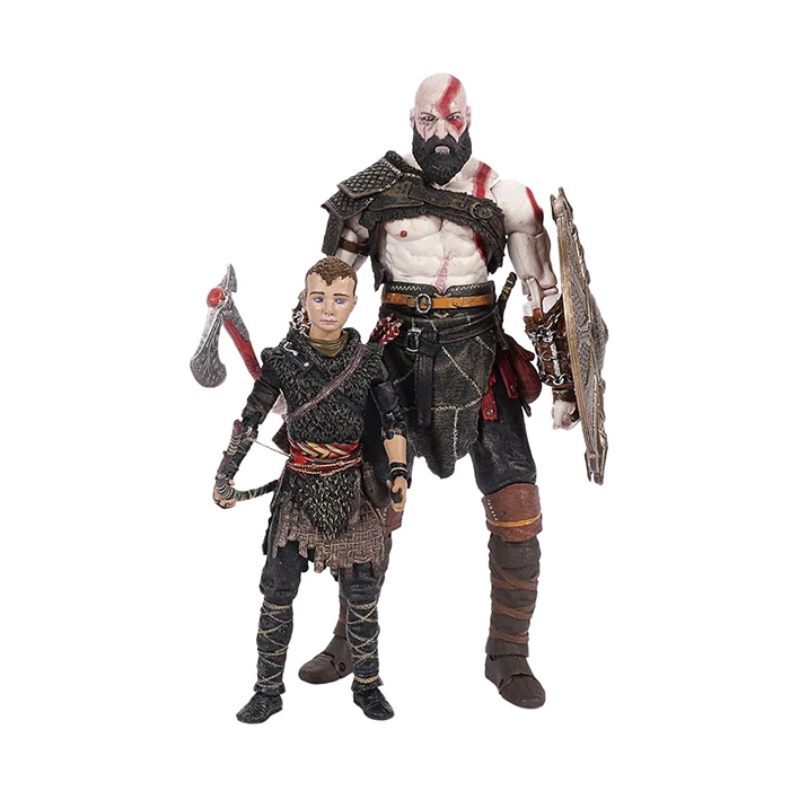اکشن فیگور Neca طرح God Of War 3 Kratos & Atreus کد 49326