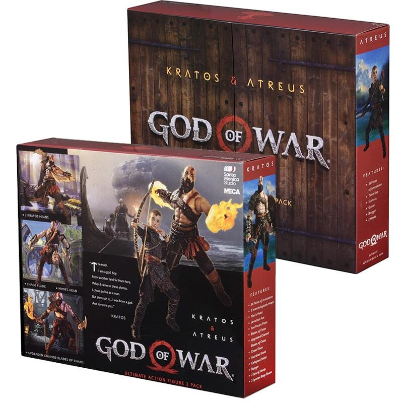 اکشن فیگور Neca طرح God Of War 3 Kratos & Atreus کد 49326