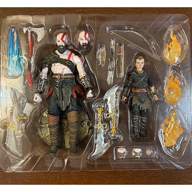 اکشن فیگور Neca طرح God Of War 3 Kratos & Atreus کد 49326
