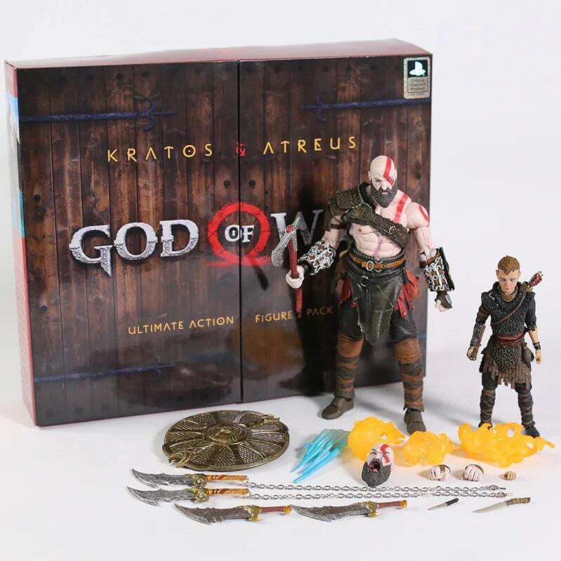 اکشن فیگور Neca طرح God Of War 3 Kratos & Atreus کد 49326