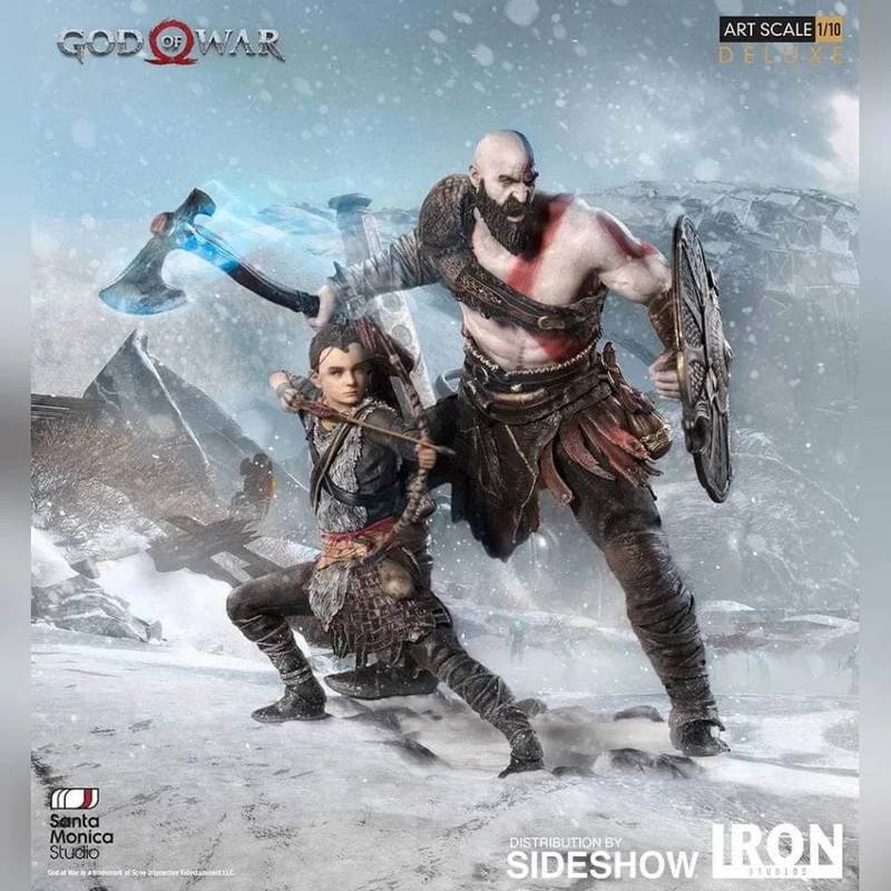 اکشن فیگور Neca طرح God Of War 3 Kratos & Atreus کد 49326