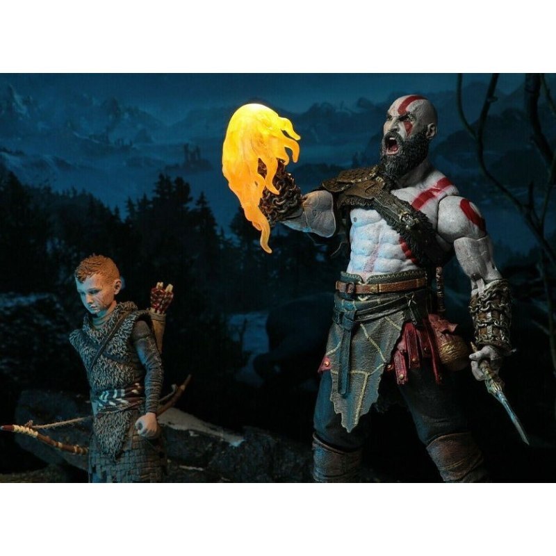 اکشن فیگور Neca طرح God Of War 3 Kratos & Atreus کد 49326