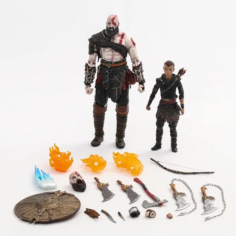 اکشن فیگور Neca طرح God Of War 3 Kratos & Atreus کد 49326