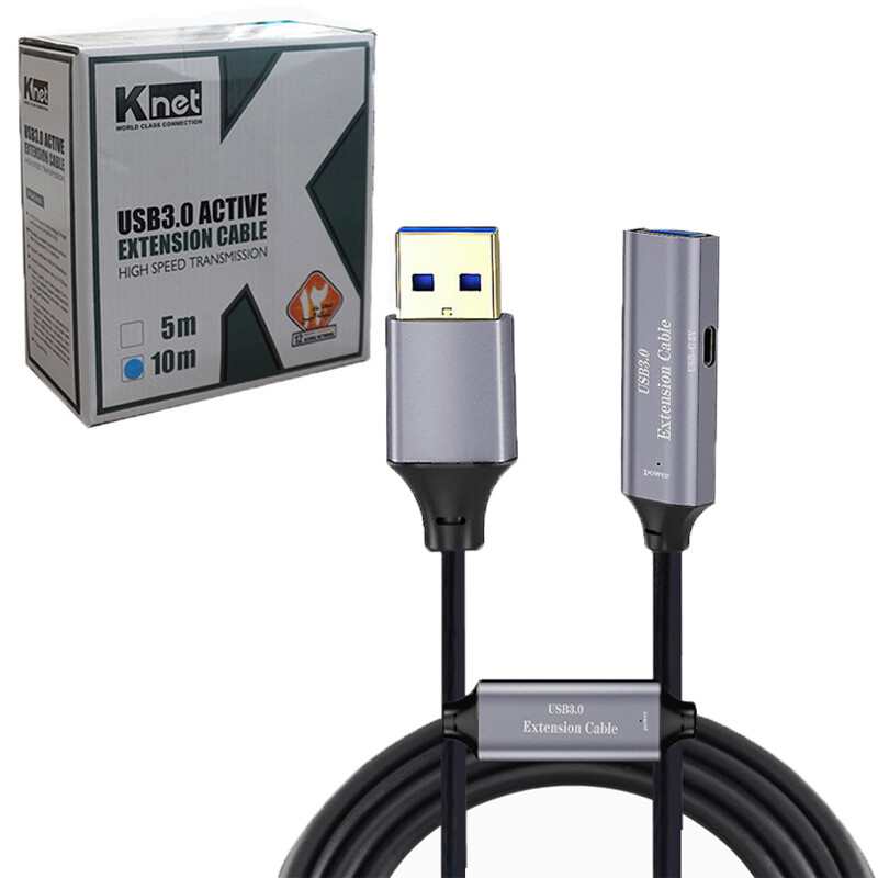 کابل افزایش طول USB3.0 کی نت K-C33 طول 10 متر