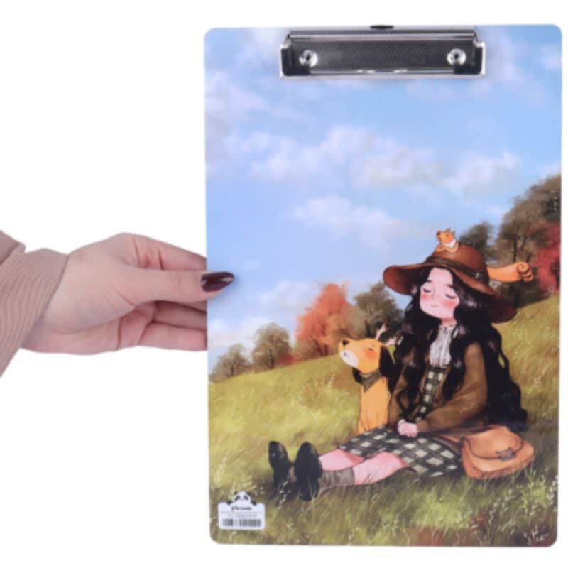 تخته شاسی A4 پارسام طرح دختر جنگل