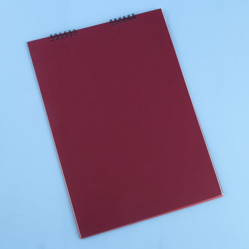 دفتر مقوایی رنگی سیمی 12 برگ طرح کارتونی پارسام