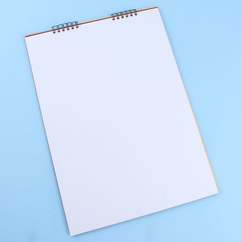 دفتر مقوایی رنگی سیمی 12 برگ طرح کارتونی پارسام