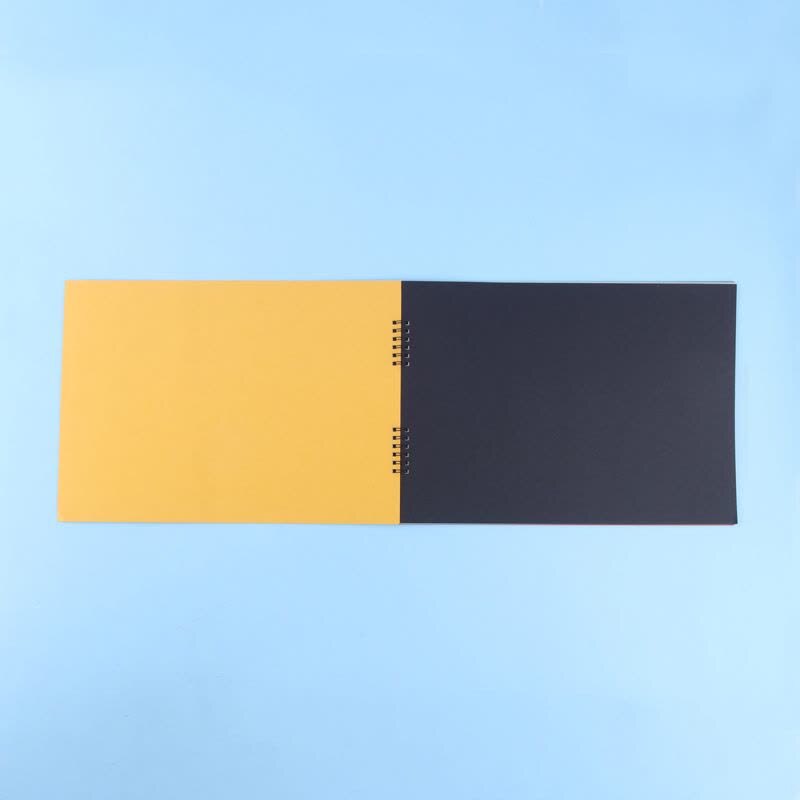 دفتر مقوایی رنگی سیمی 12 برگ طرح کارتونی پارسام