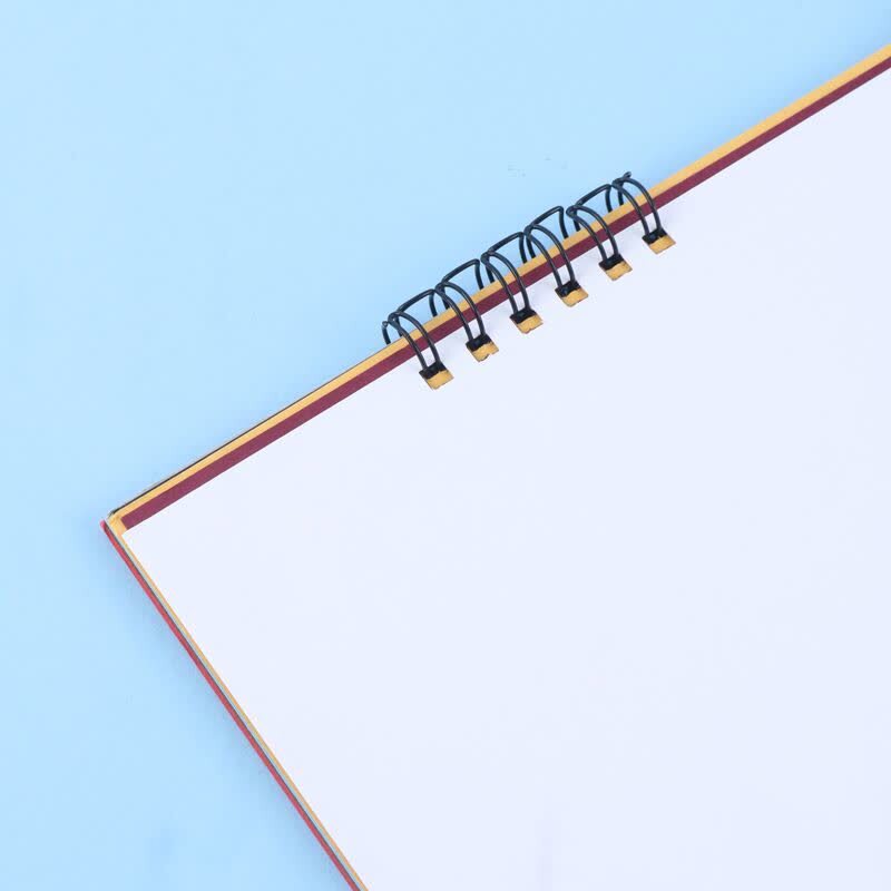 دفتر مقوایی رنگی سیمی 12 برگ طرح کارتونی پارسام