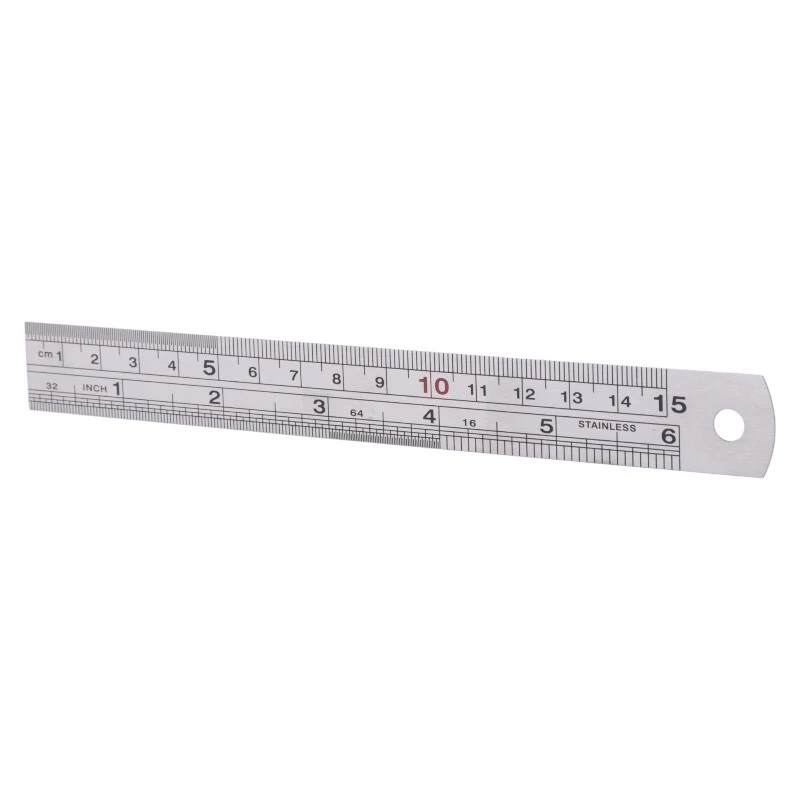 خط کش فلزی 15cm