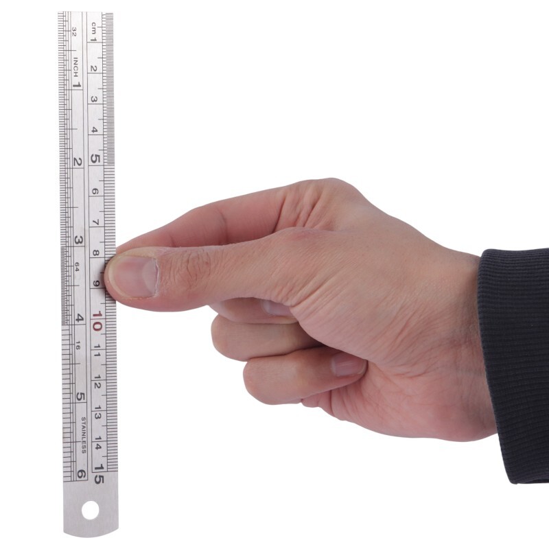 خط کش فلزی 15cm