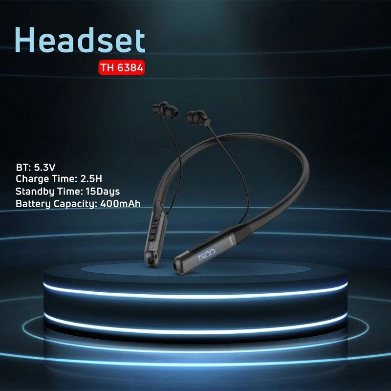 هندزفری بلوتوثی گردنی تسکو TH 6384