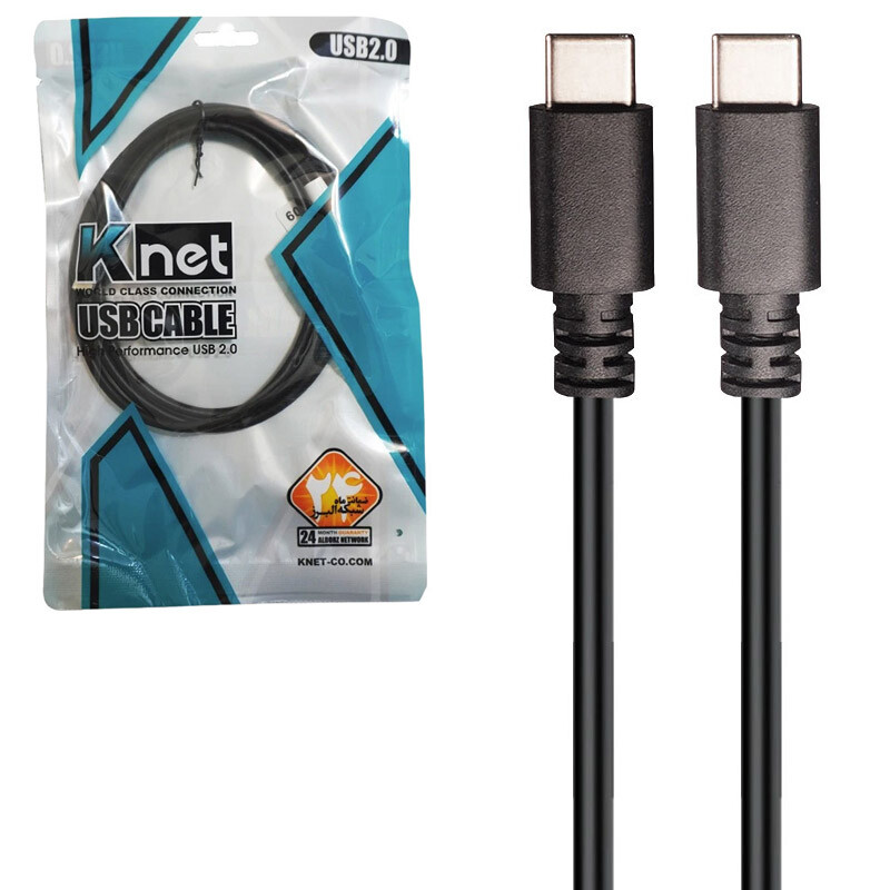 کابل دو سر تایپ سی کی نت K-C89 طول 1.2 متر