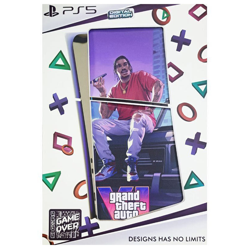 اسکین پلی استیشن 5 اسلیم استاندارد گیم اور طرح GTA VI