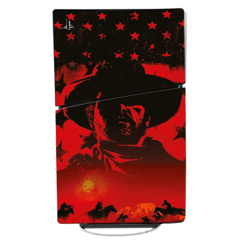 اسکین پلی استیشن 5 اسلیم دیجیتال طرح Red Dead Redemption 2 کد 2