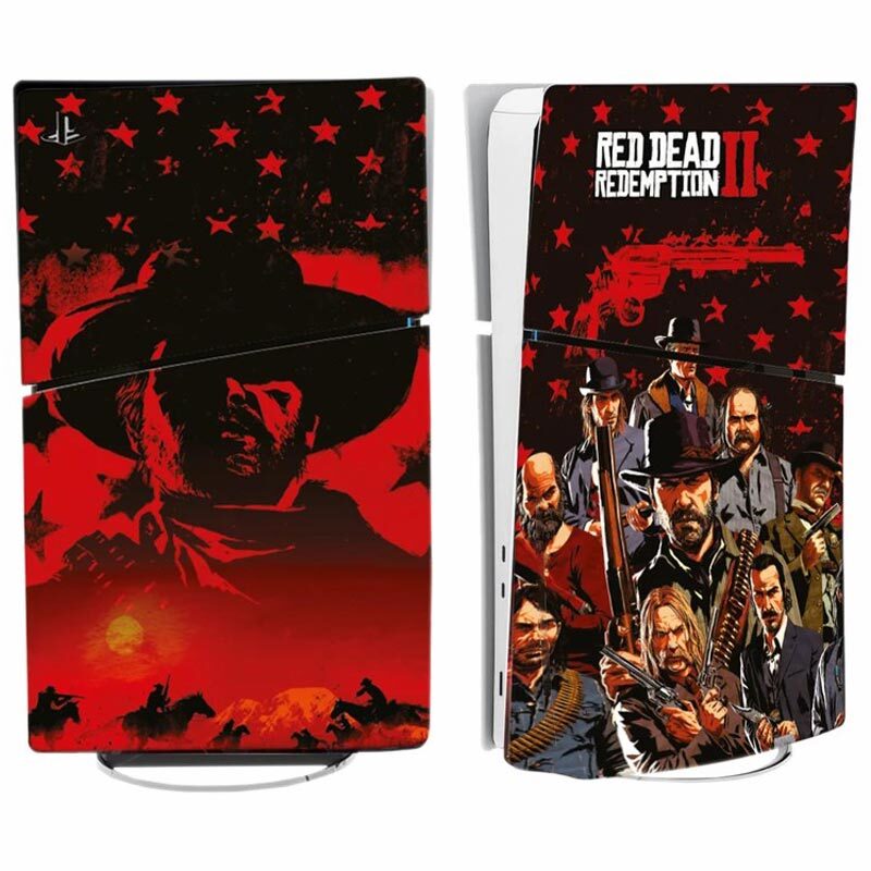 اسکین پلی استیشن 5 اسلیم دیجیتال طرح Red Dead Redemption 2 کد 2