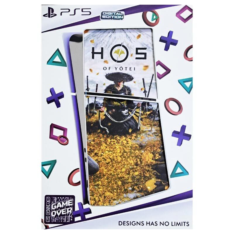 اسکین پلی استیشن 5 اسلیم استاندارد گیم اور طرح Ghost of Yotei