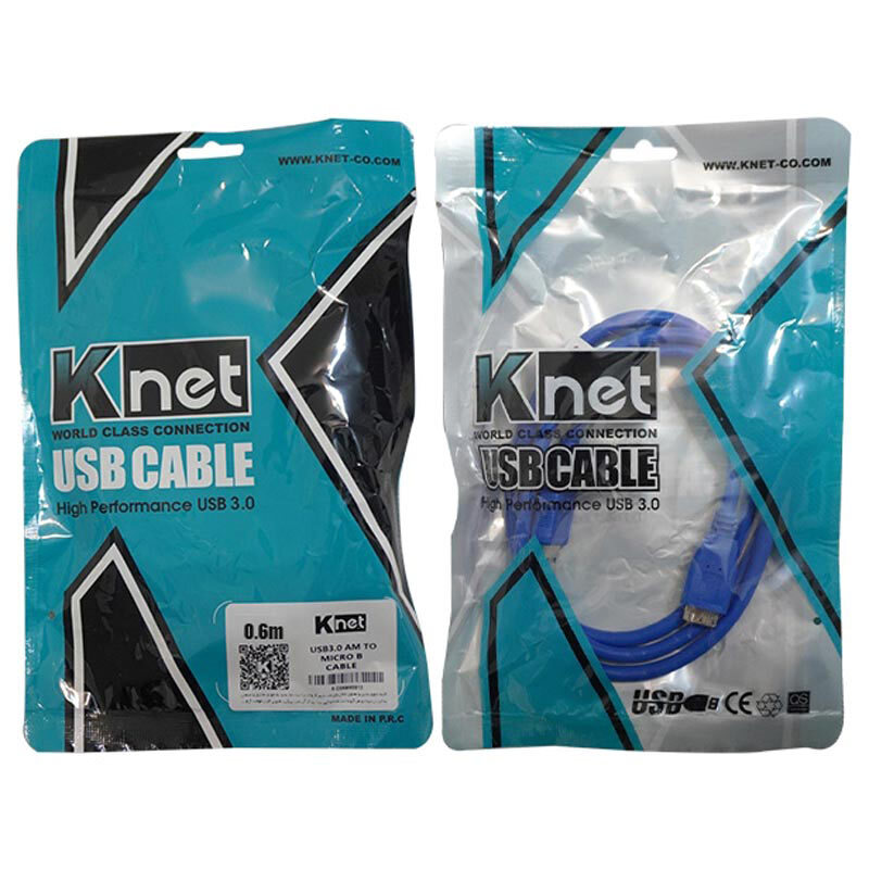 کابل هارد USB3.0 کی نت K-C38 طول 0.6 متر