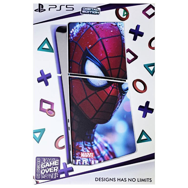 اسکین پلی استیشن 5 اسلیم استاندارد گیم اور طرح Spider Man کد 3