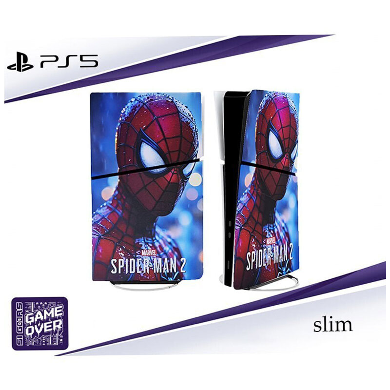 اسکین پلی استیشن 5 اسلیم استاندارد گیم اور طرح Spider Man کد 3