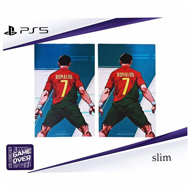 اسکین پلی استیشن 5 اسلیم استاندارد گیم اور طرح Ronaldo CR7