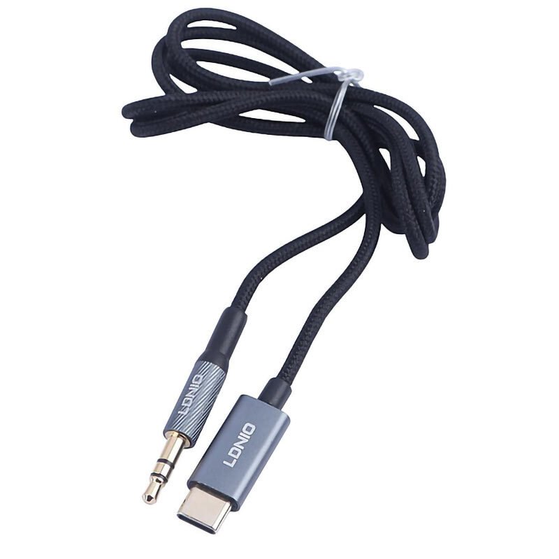 کابل تبدیل Type-C به AUX الدینیو LS-Y91c طول 1 متر