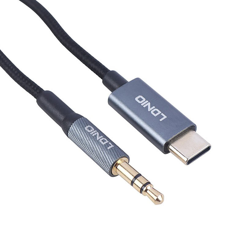 کابل تبدیل Type-C به AUX الدینیو LS-Y91c طول 1 متر