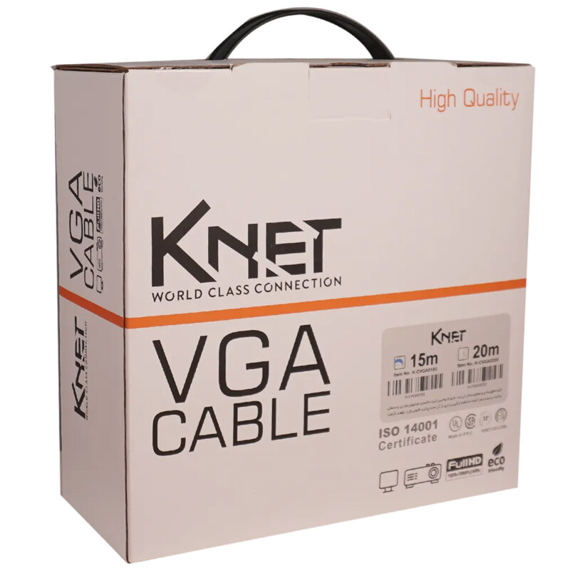 کابل VGA کی نت K-C184 طول 15 متر