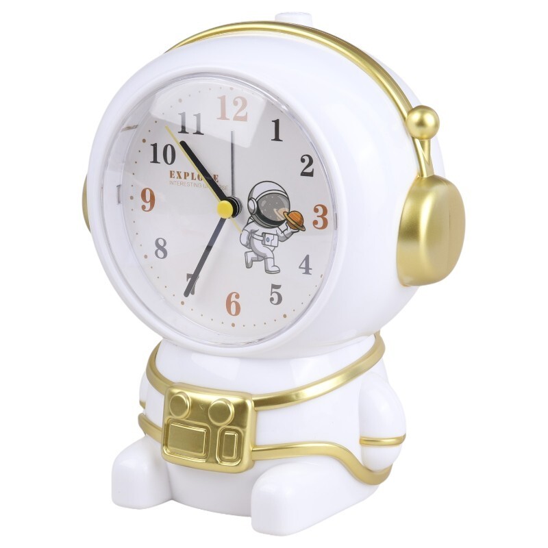 ساعت رومیزی زنگ دار طرح فضانورد Ruiwang کد 5582