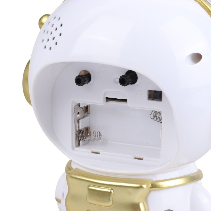 ساعت رومیزی زنگ دار طرح فضانورد Ruiwang کد 5582