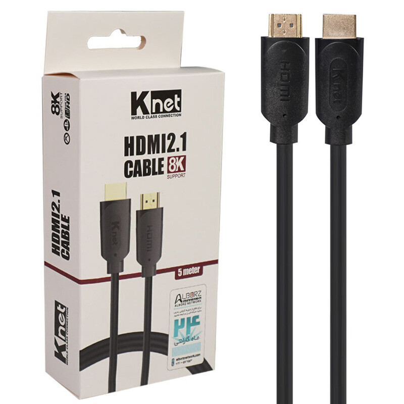 کابل HDMI 8K کی نت K-C242 طول 5 متر