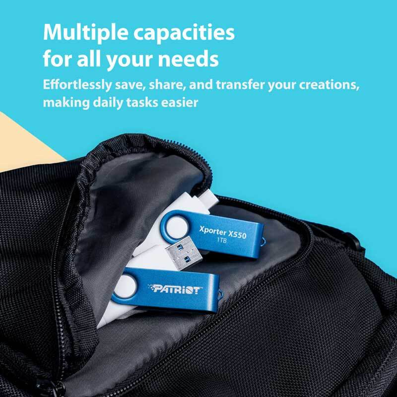 فلش 128 گیگ پاتریوت Patriot Xporter X550 OTG Type-C USB3.2