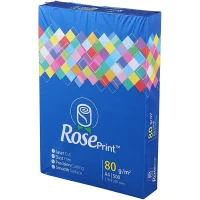 کاغذ A4 رز پرینت آبی 80 گرم بسته 500 عددی